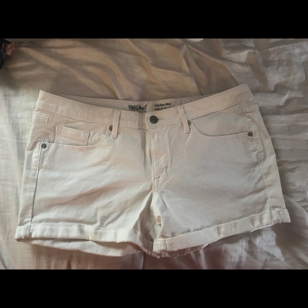 White shorts size 12